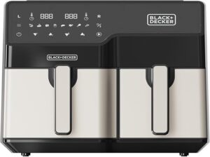 Freidora de aire Black and Decker Doble 9L